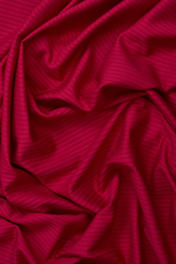 Ribbed knitted fabric - two colors