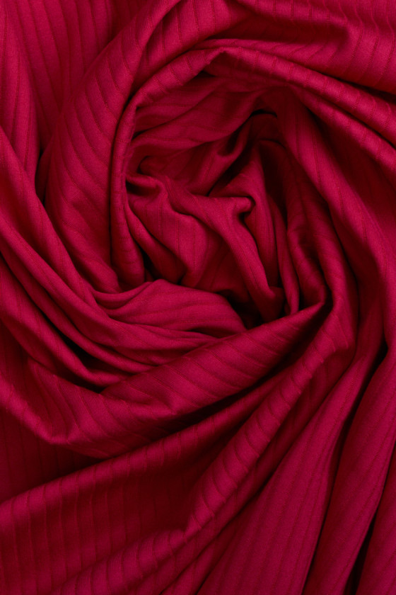 Tejido de punto acanalado - dos colores