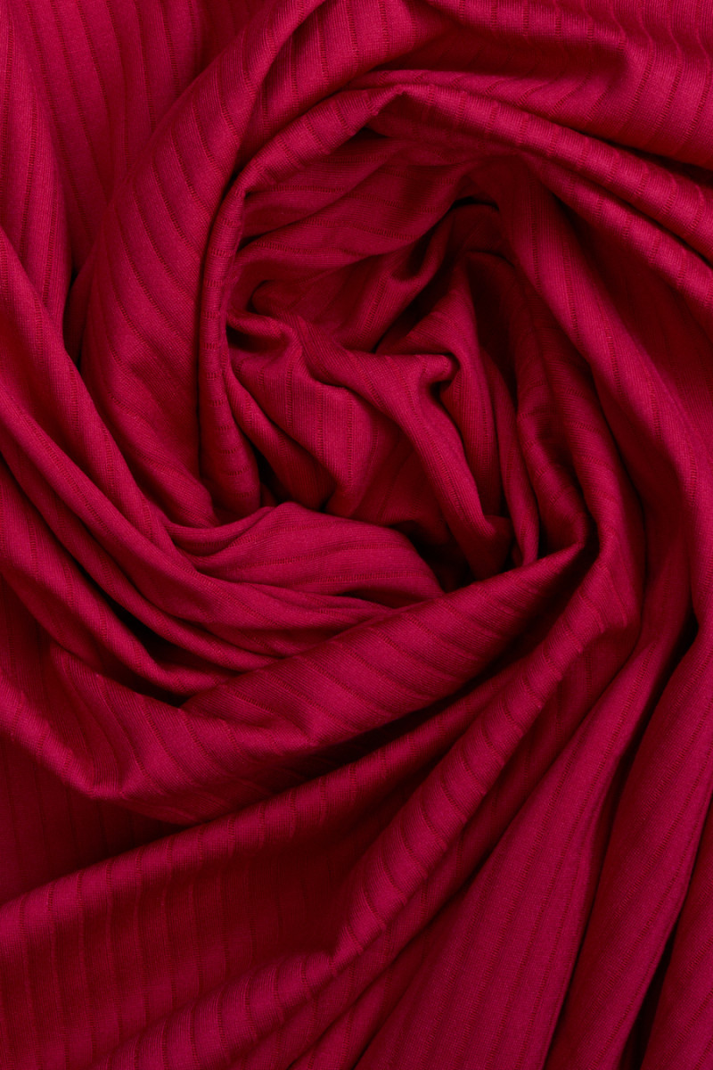 Rippen-gestrickter Stoff – zwei Farben