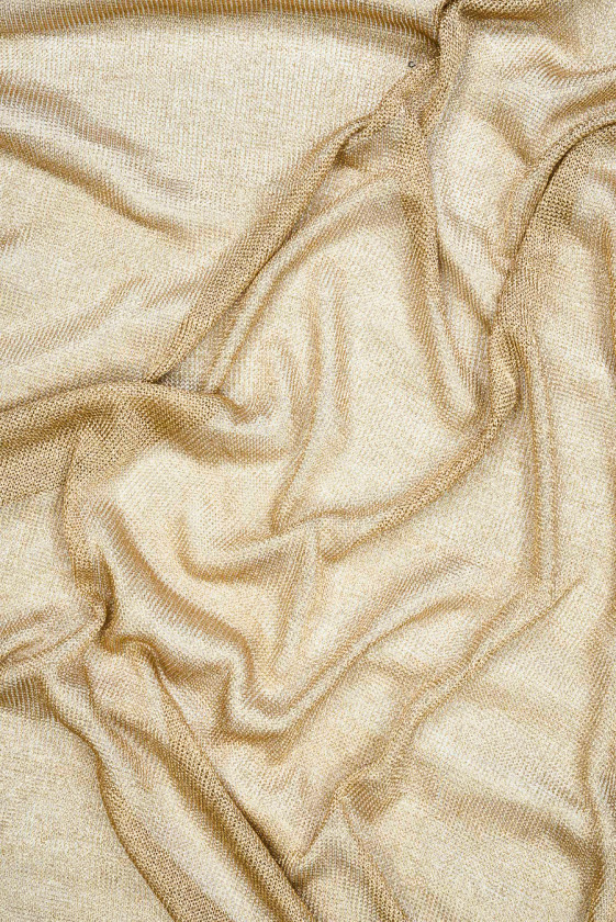 Siatka sweterkowa złota