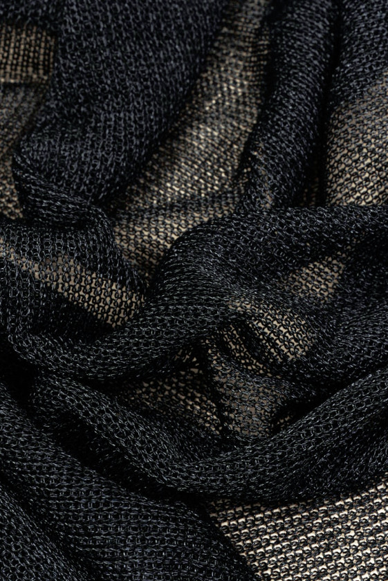 Siatka sweterkowa czarna