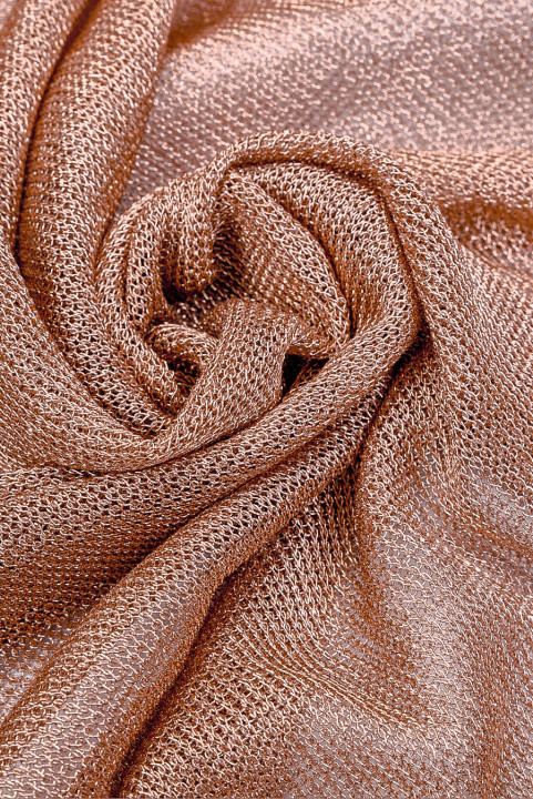 Maille pull cuivrée