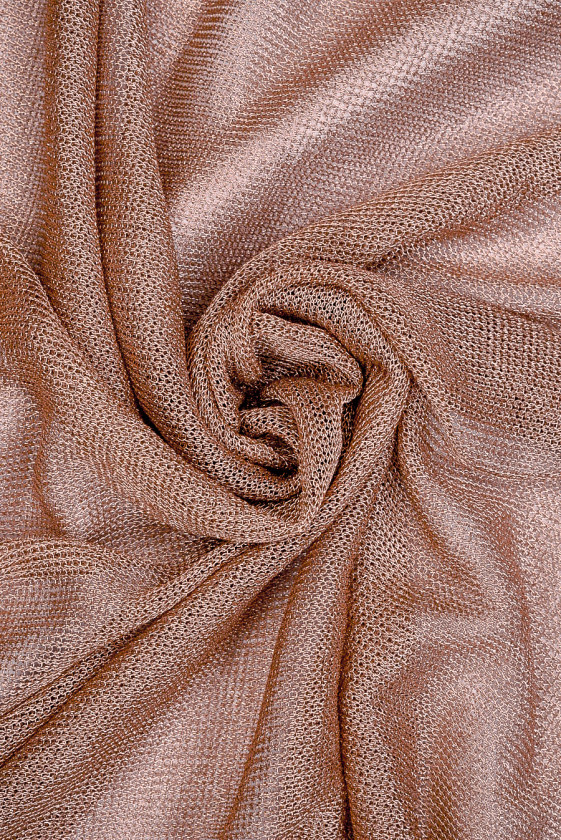 Siatka sweterkowa miedziana