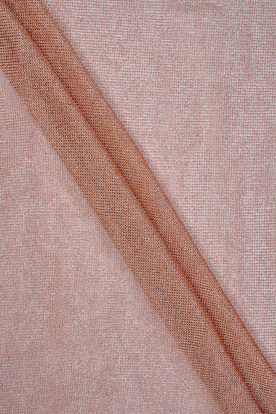 Plasă tricot cu nuanță cupru