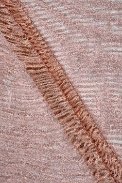 Maille pull cuivrée