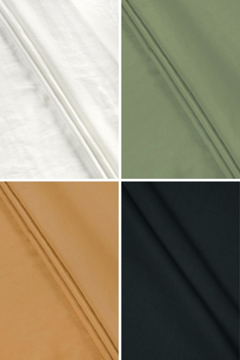 Tencel con lino - varios colores