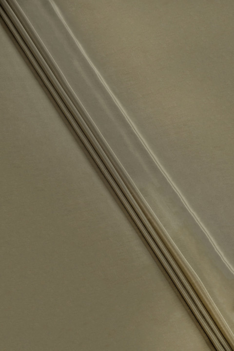 Olive silk lining