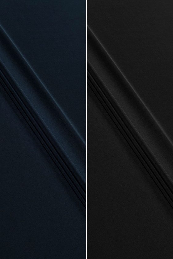 Crepé de viscosa dos colores