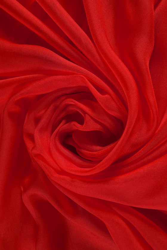 Mousseline de polyester - différentes couleurs