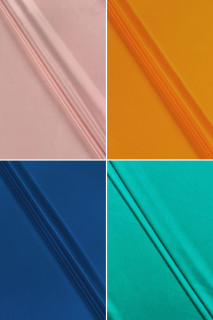 Polyester Satin 140 grammes - couleurs assorties