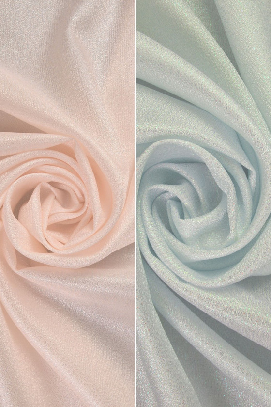 Jacquard med lurex 2 färger