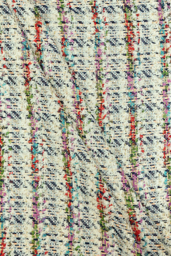 Tkanina typu chanel kremowa...