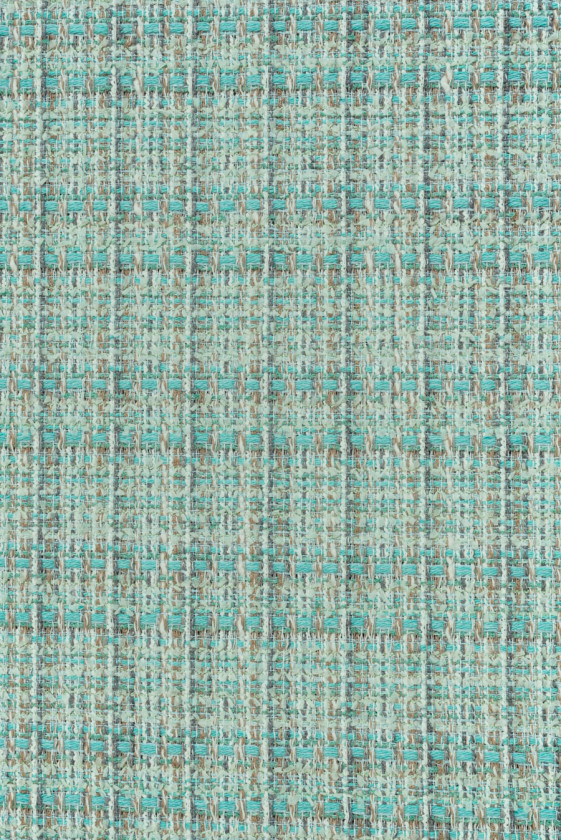 Tkanina typu chanel jasny turkus