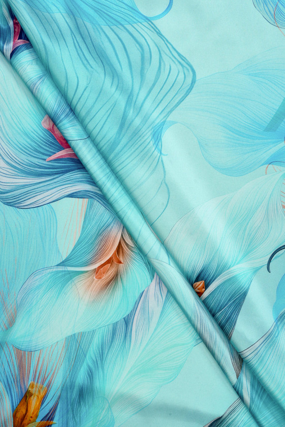 Satyna jedwabna kalie jasny...