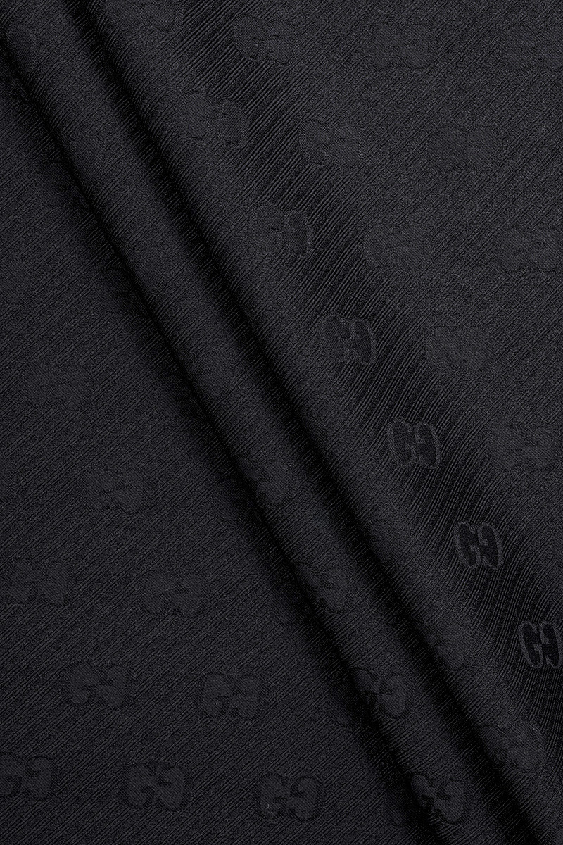 Wełna kostiumowa czarna sygnowana