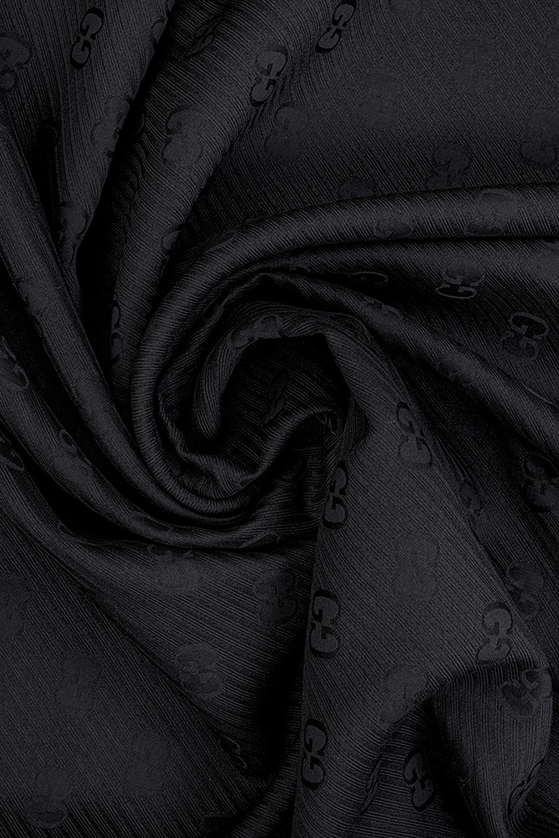 Wełna kostiumowa czarna sygnowana