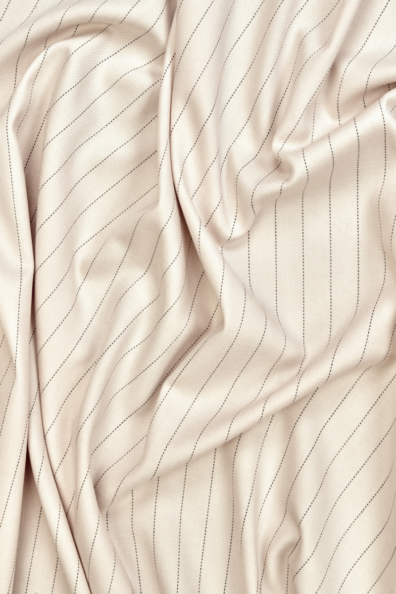 Poliwolviscoze tennis licht beige KORTINGSCODE 80cm