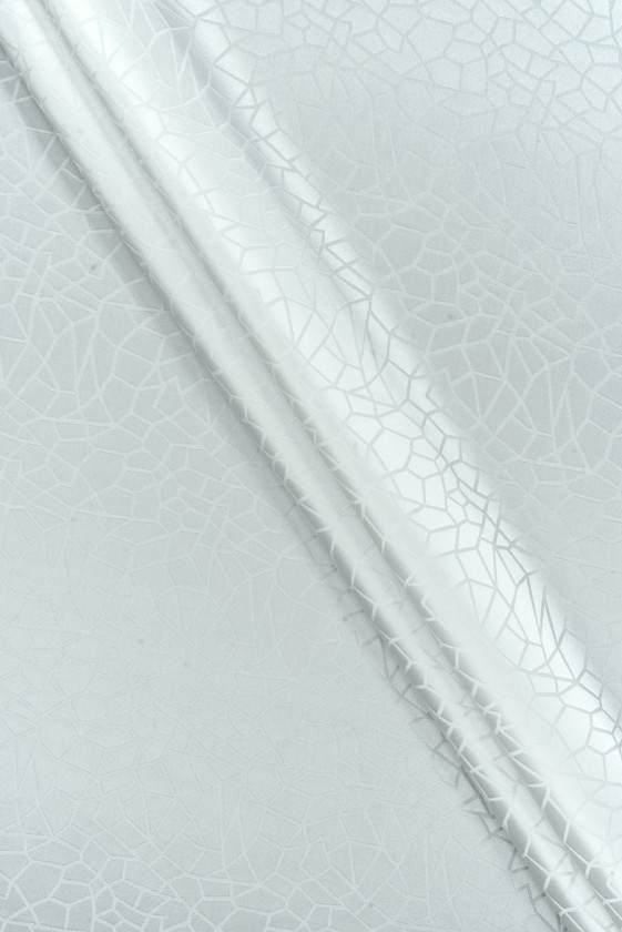 Jedwab żakardowy smietanowy