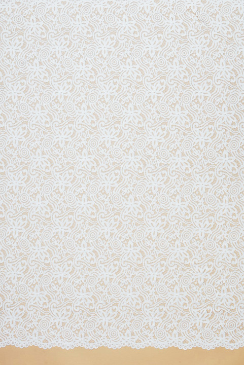 Dentelle avec coton crème