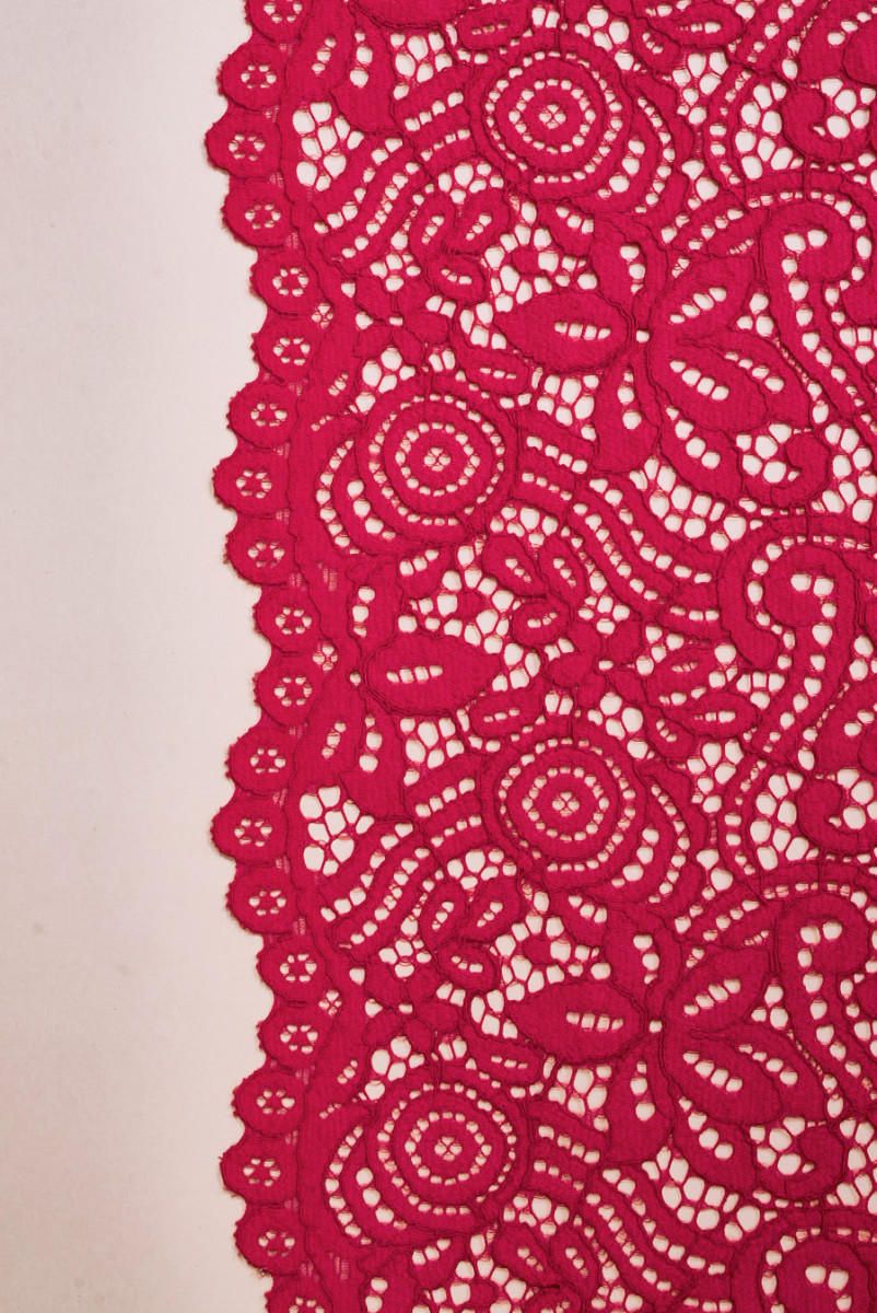 Cordone con cotone rosa