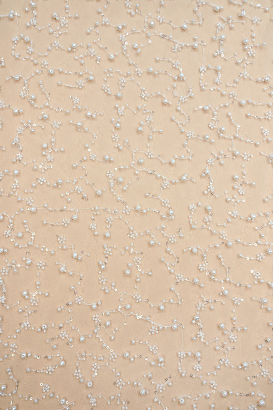 Koraliki i perły śmietanowe