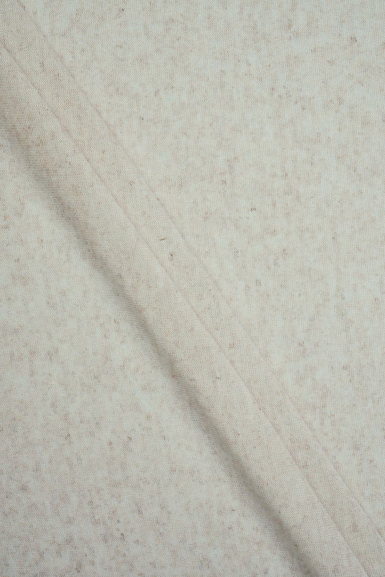 Dzianina lniana jasny beż