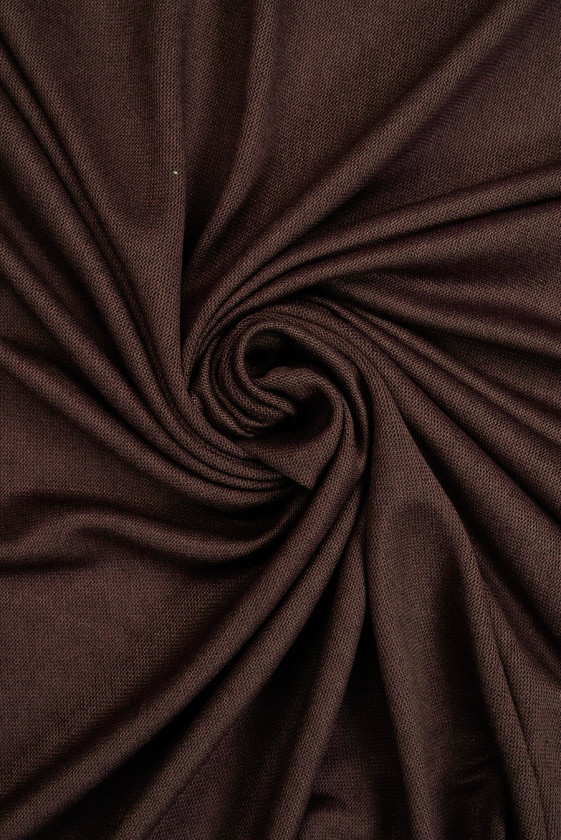 Dzianina lniana brązowa