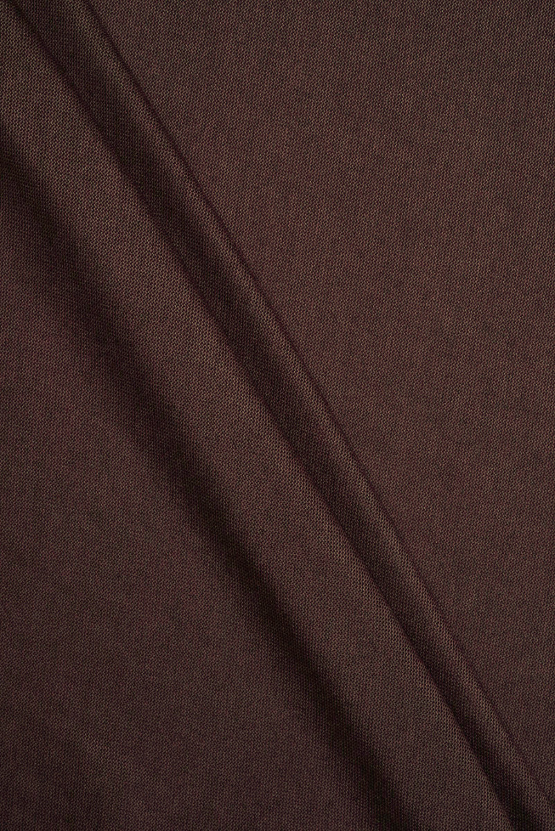 Dzianina lniana brązowa