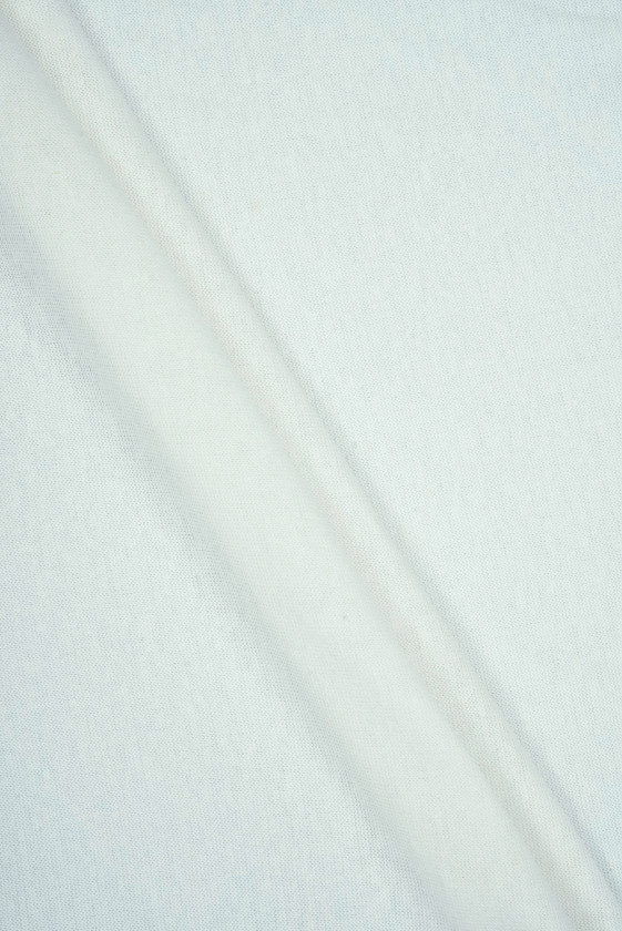 Dzianina lniana biała