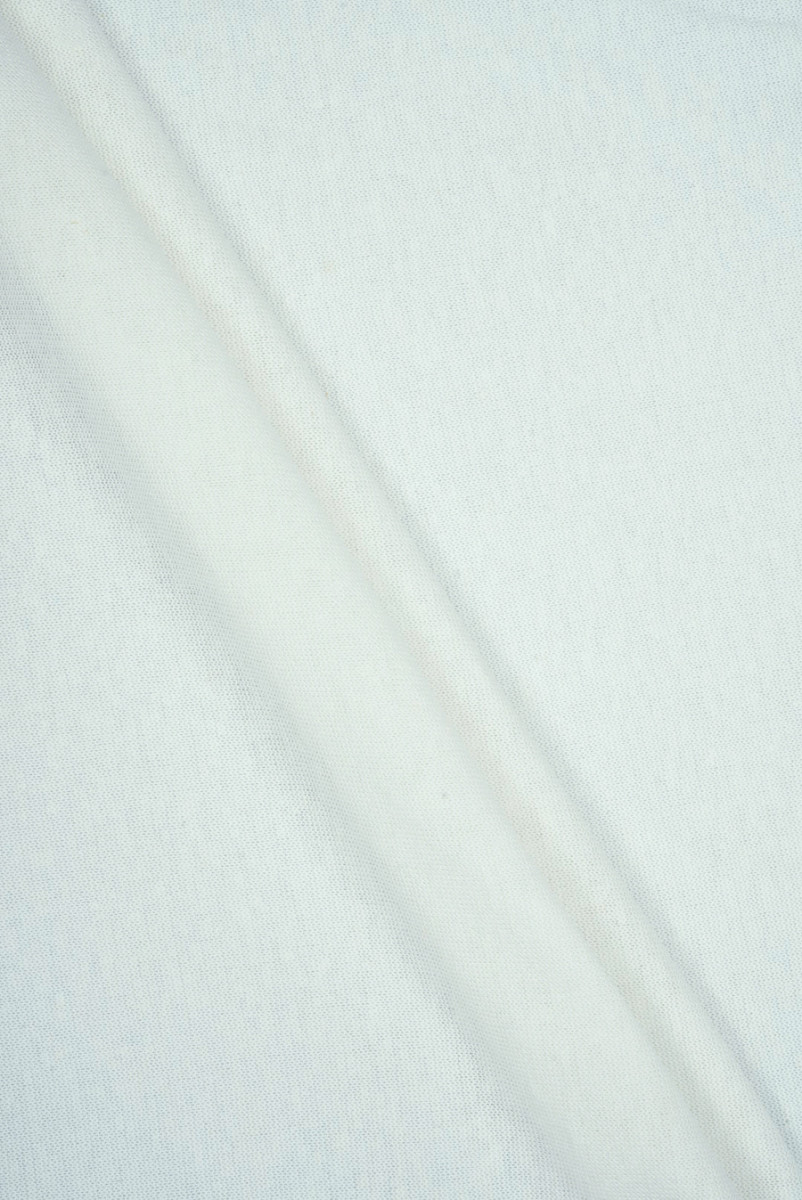 Dzianina lniana biała