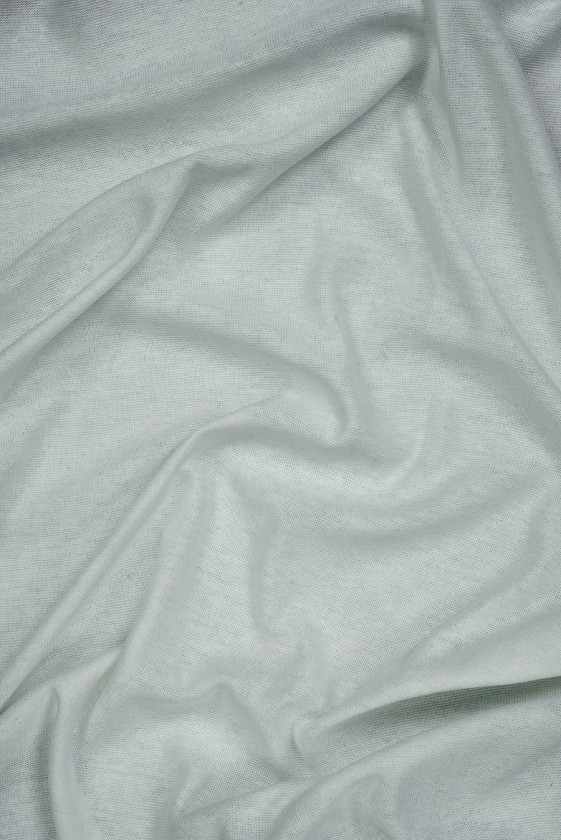 Dzianina lniana jasna szara