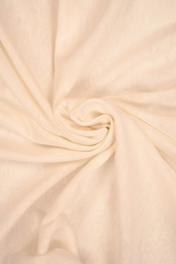 Dzianina lniana morelowa jasna