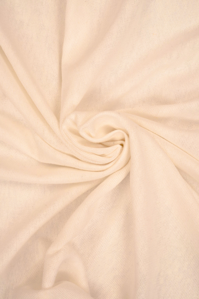 Dzianina lniana morelowa jasna