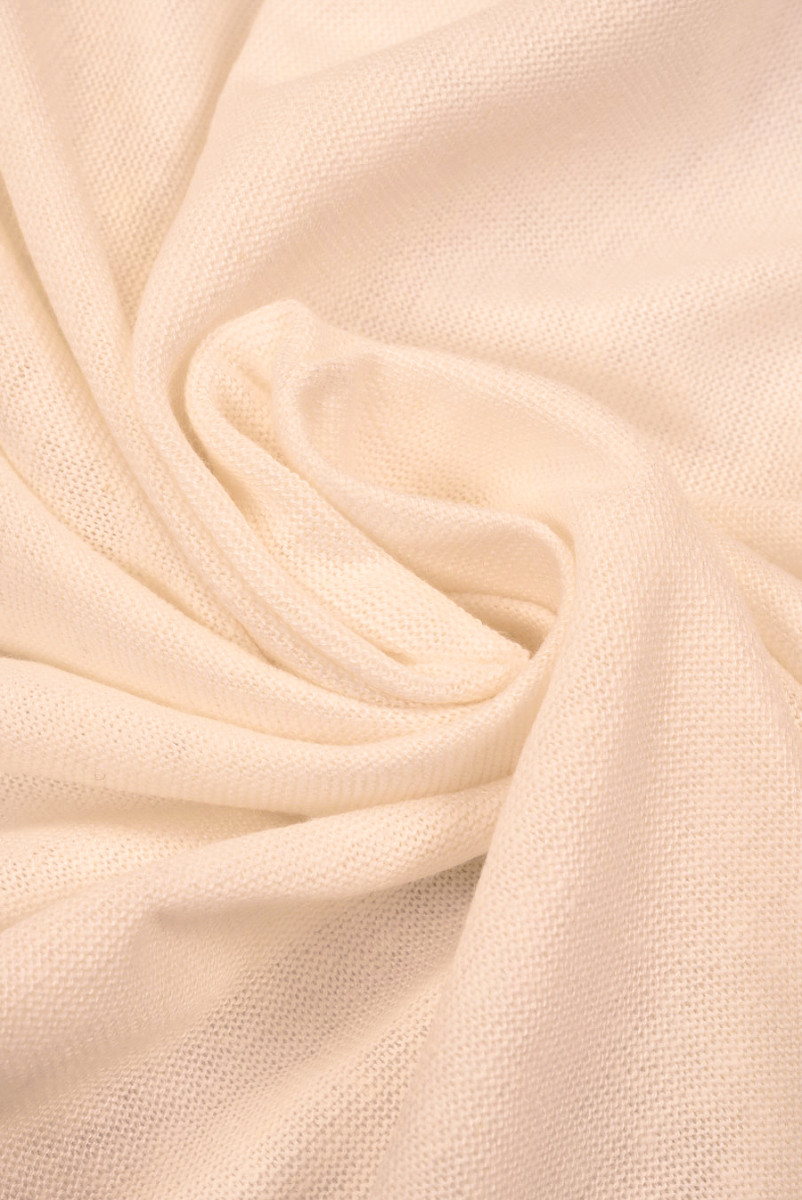 Dzianina lniana morelowa jasna