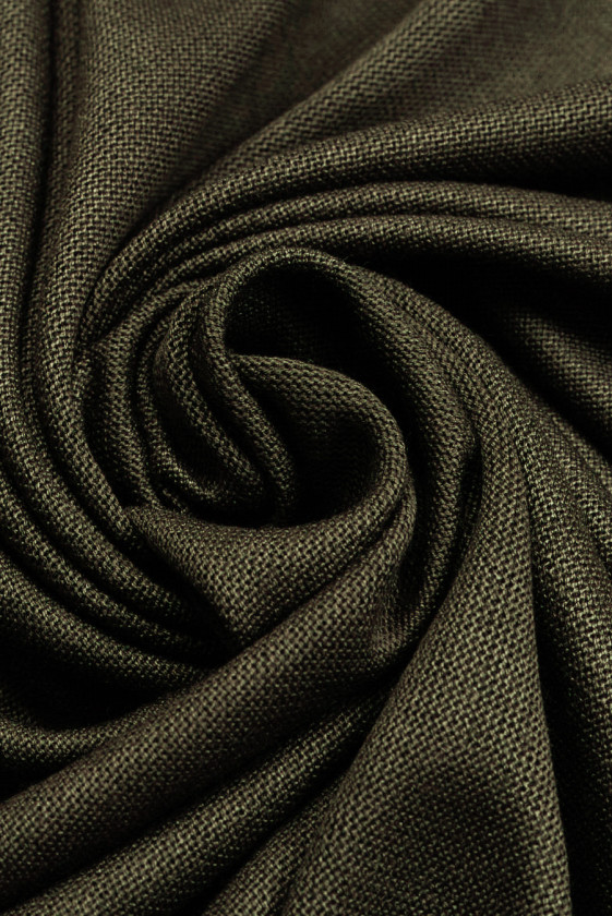 Dzianina lniana khaki