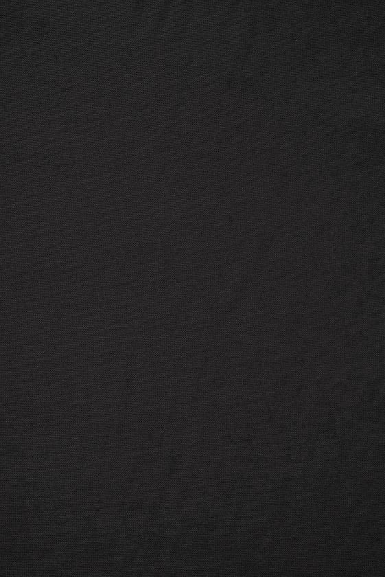 Dzianina lniana czarna