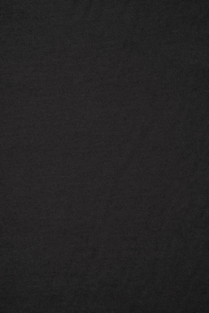 Dzianina lniana czarna