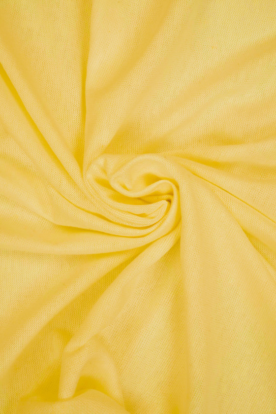 Dzianina lniana żółta