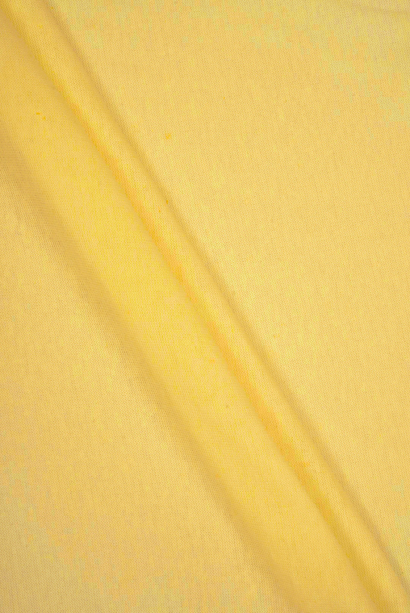 Dzianina lniana żółta