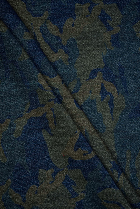 Jeans bawełniany a'la moro