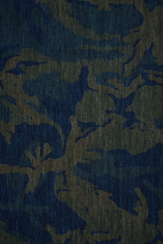 Jeans bawełniany a'la moro