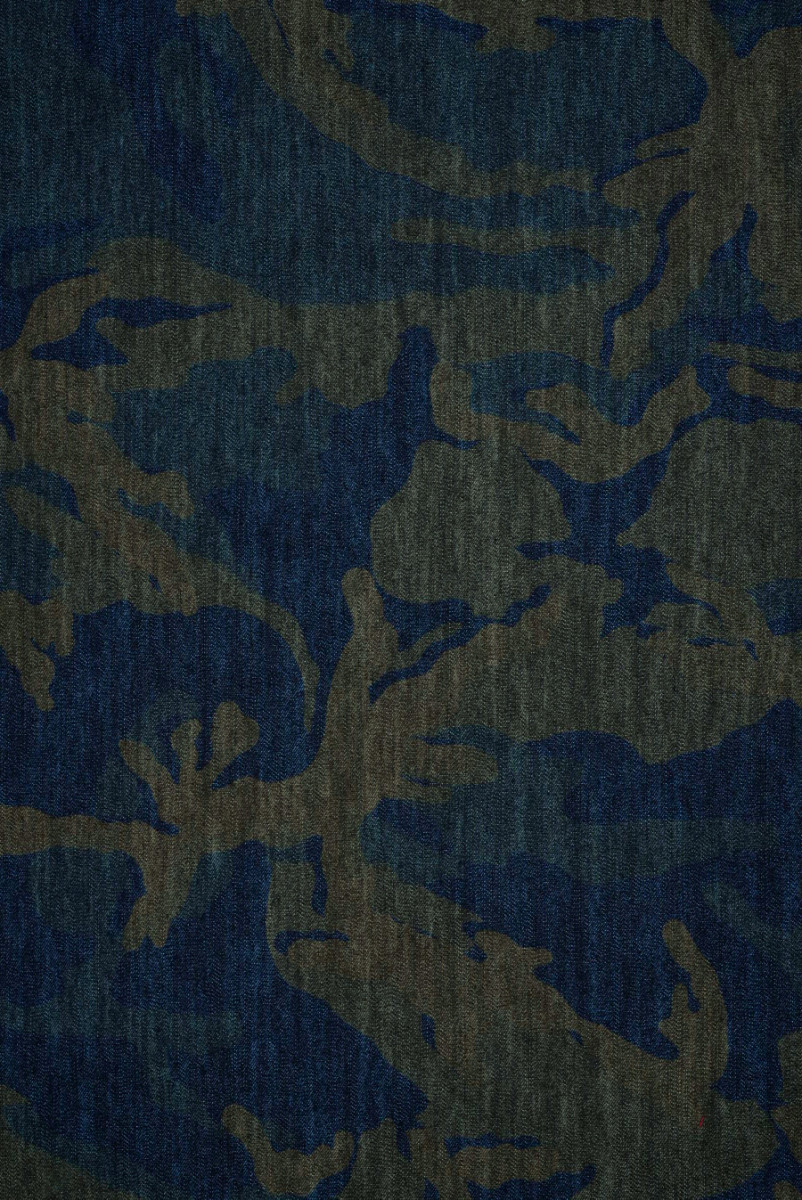 Jeans bawełniany a'la moro