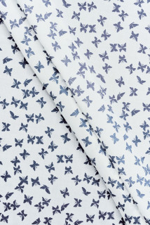 Cotton batiste with butterflies