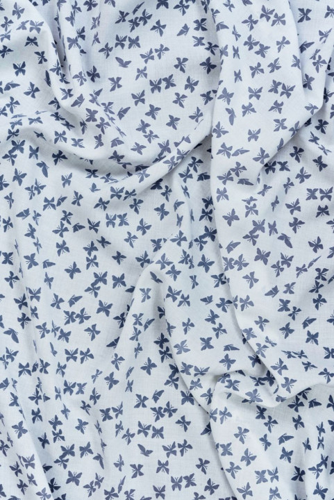 Batiste coton à papillons