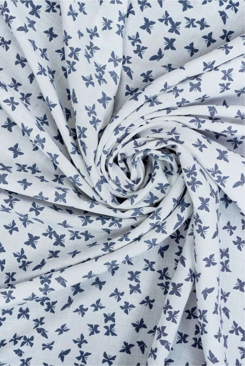 Batyst Bawełniany w motylki