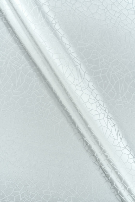 Jedwab żakardowy smietanowy