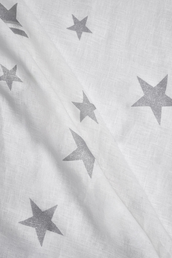 Len w brokatowe gwiazdki