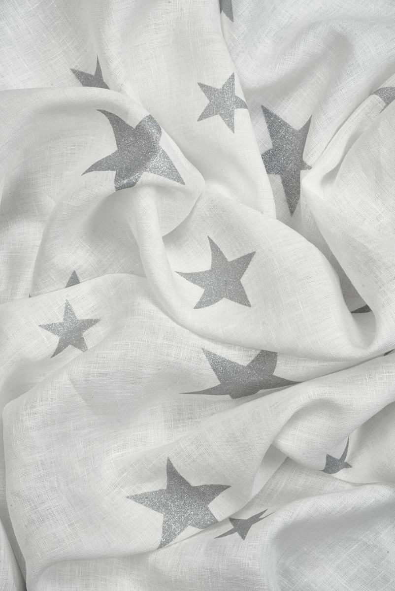 Len w brokatowe gwiazdki