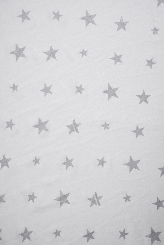 Len w brokatowe gwiazdki