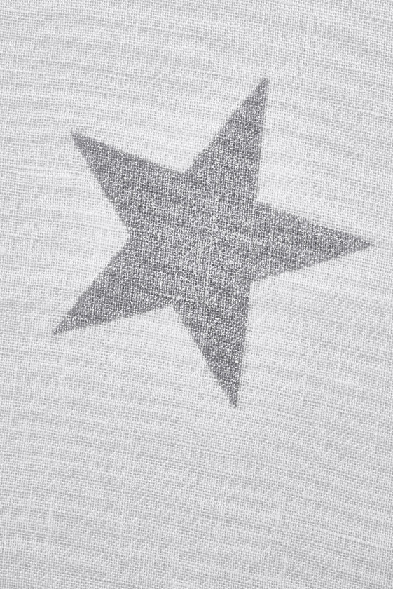 Lino con estrellas metalizadas (brillo sutil)